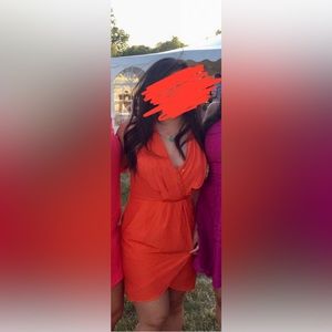 Greylin orange size large dress